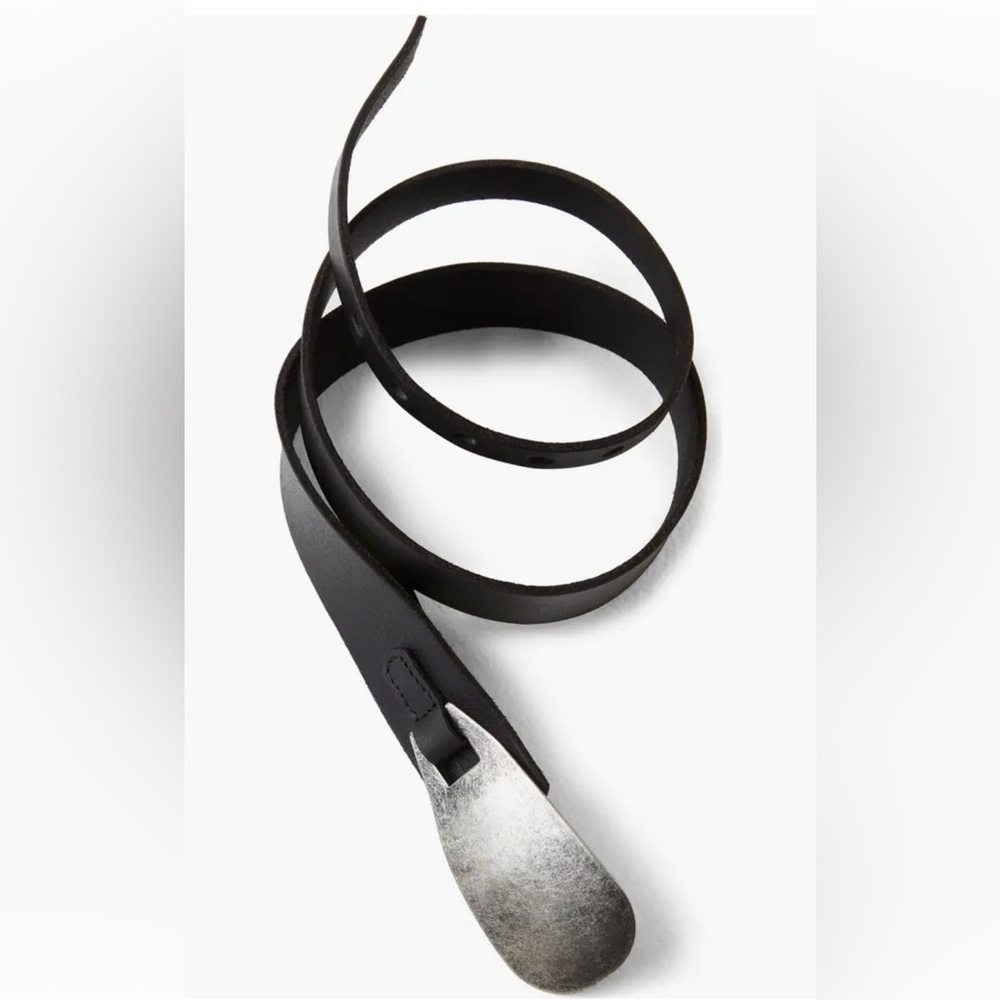 Free People Oyster Bay Hip Black Belt